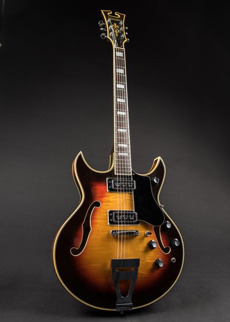 70s ゴールデンサイズ ベルボトム vintage Gibson 1954 ES295 Gold Guitar | Mass Street Music