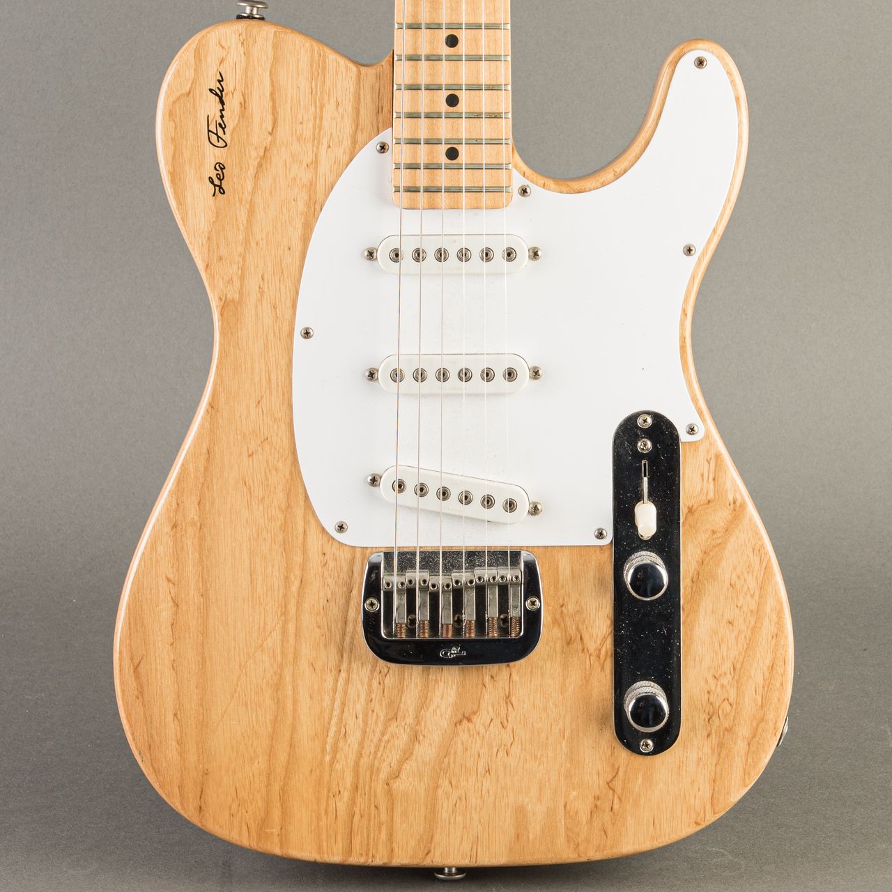 ギター G&L USA ASAT CLASSIC NATURAL 1991 Vintage 1991 G&L ASAT SIGNATURE Black Solid Body Electric