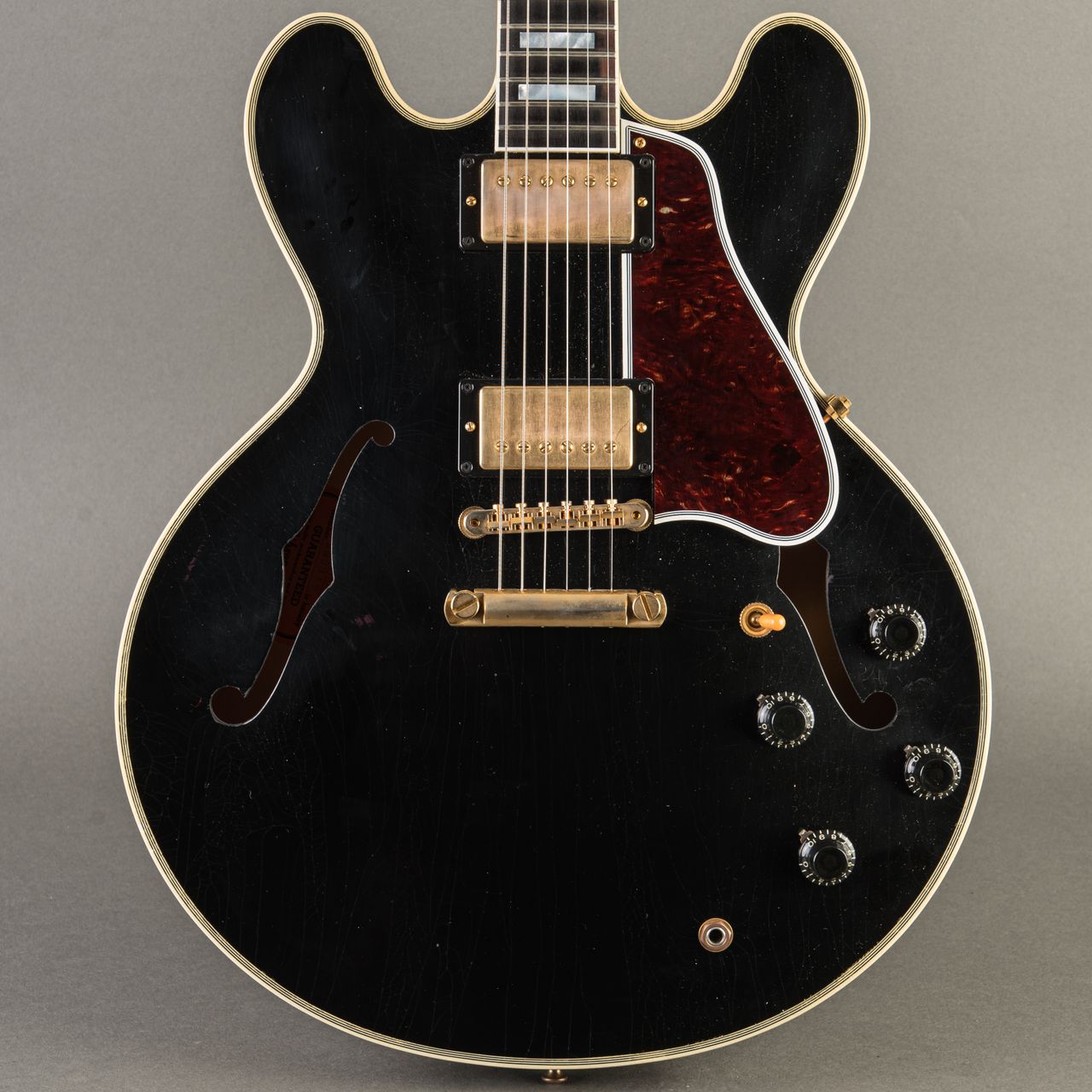 ギター Gibson Custom Shop ES-355 Stopbar 2009 Gibson Custom 1959 ES-355 Reissue Stop Bar VOS Ebony (SN