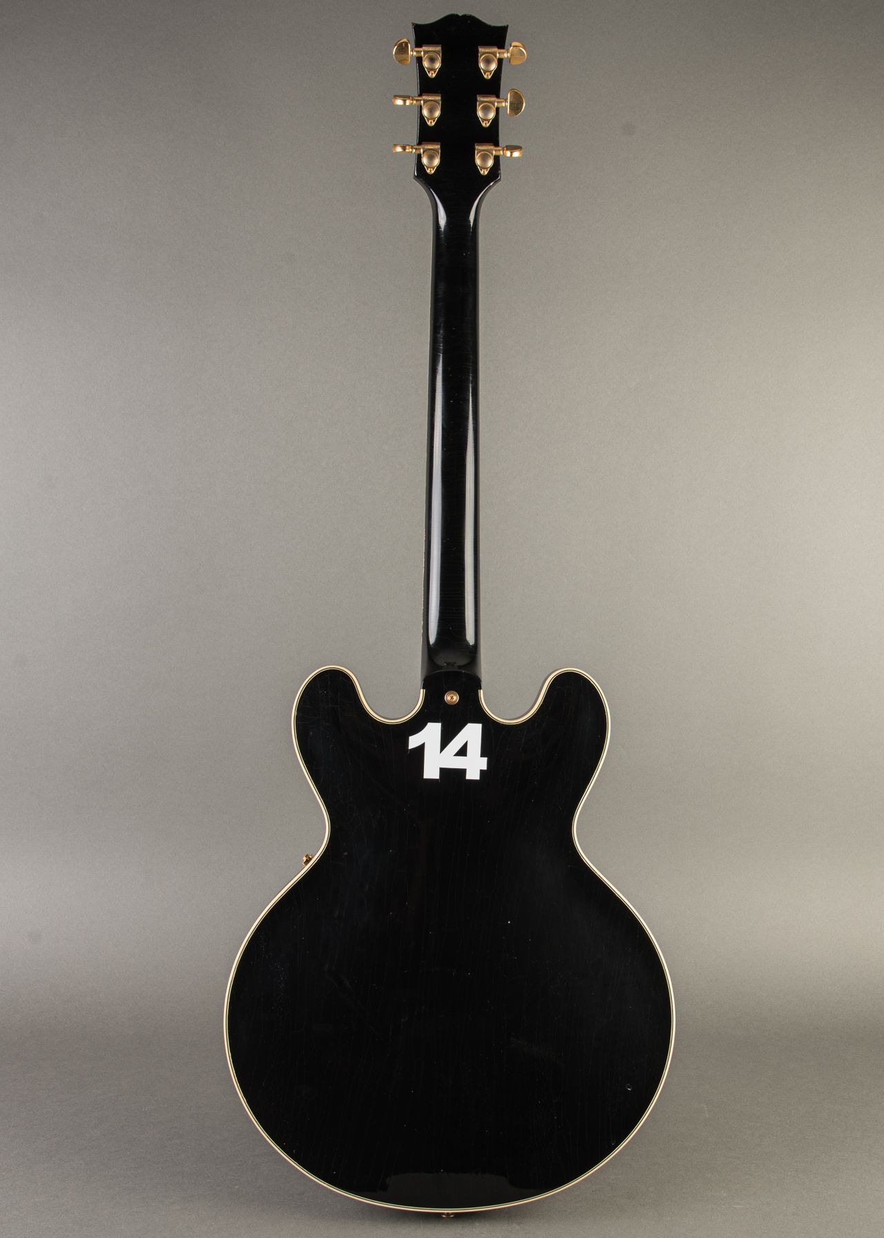 ギター Gibson Custom Shop ES-355 Stopbar 2009 Gibson Custom 1959 ES-355 Reissue Stop Bar VOS Ebony (SN