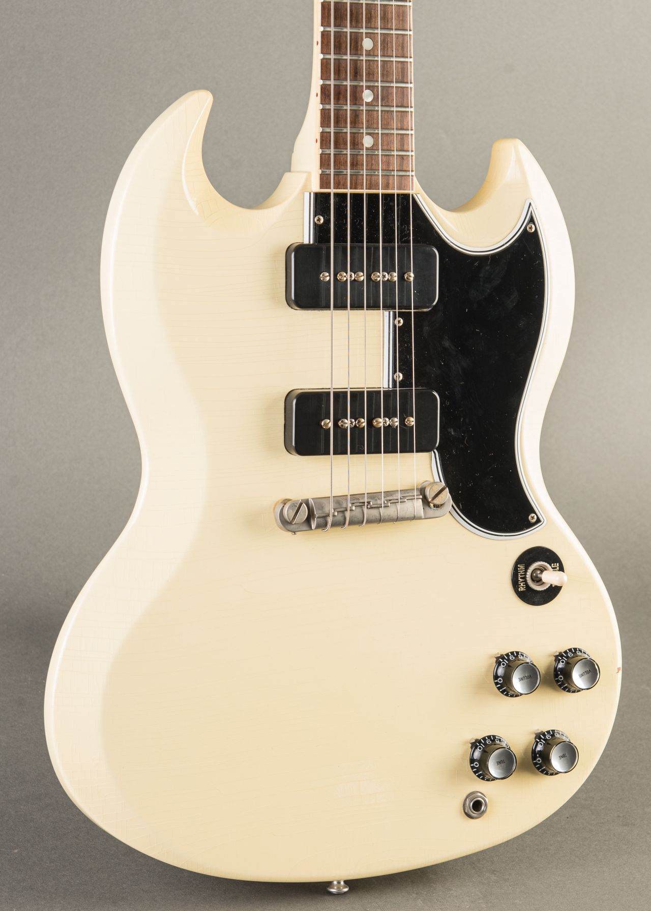 Carter Vintage - Gibson Custom Shop 1963 SG Special Murphy Lab Prototype  Ultra Light Aged 2022, Classic White | Carter Vintage Guitar