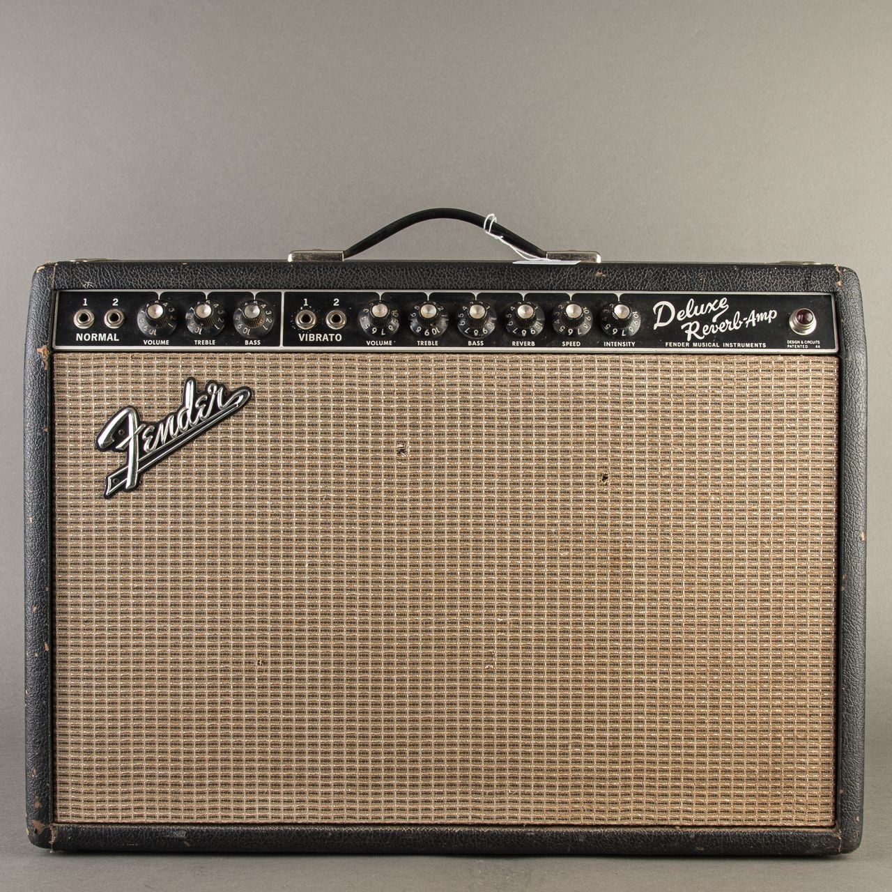 Carter Vintage - Fender Deluxe Reverb AB763 1967, Black Tolex | Carter  Vintage Guitar