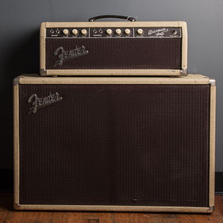 Fender Bassman 6G6-A Head and 2x12 Cab 1962, Blonde thumbnail