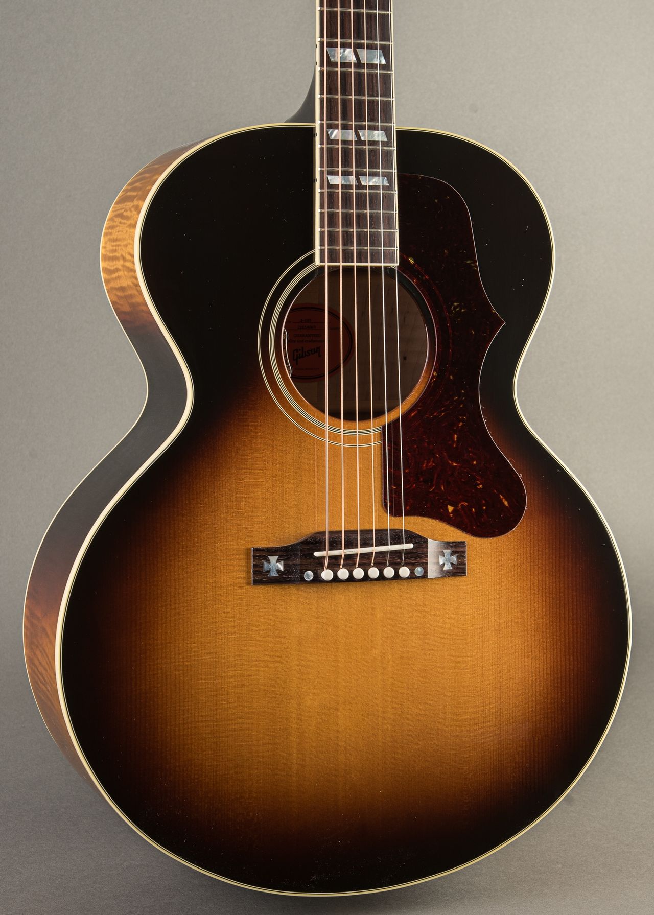 Carter Vintage - Gibson J-185 2024, Vintage Sunburst | Carter Vintage Guitar