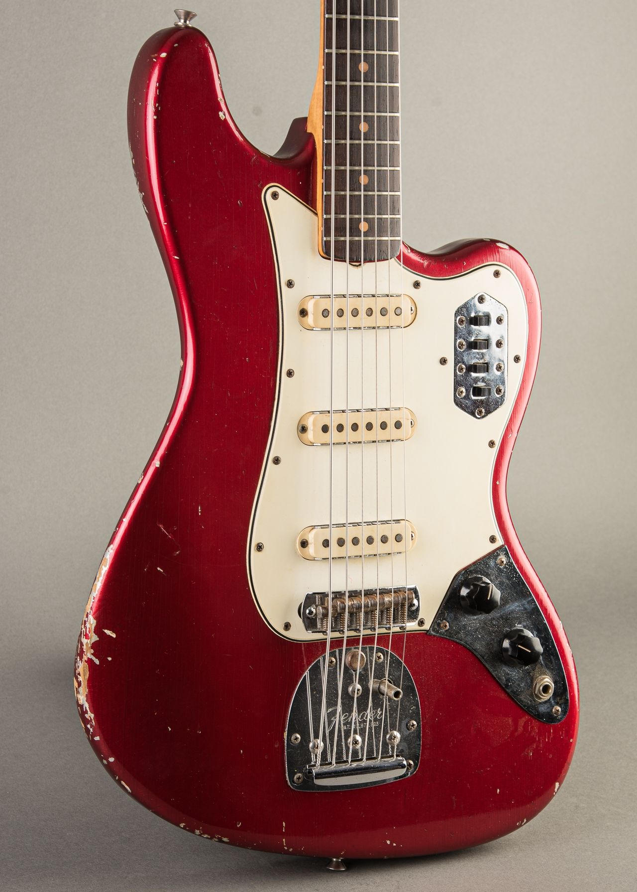 Carter Vintage - Fender Bass VI 1966, Candy Apple Red | Carter
