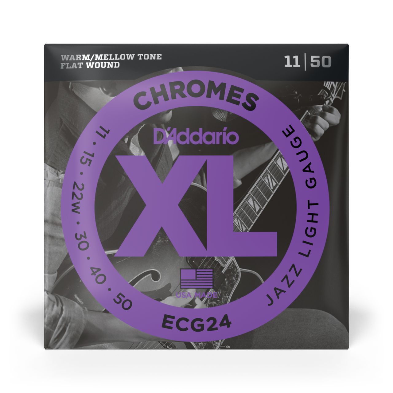 Carter Vintage - D'addario Chromes Flat Wound Electric Guitar