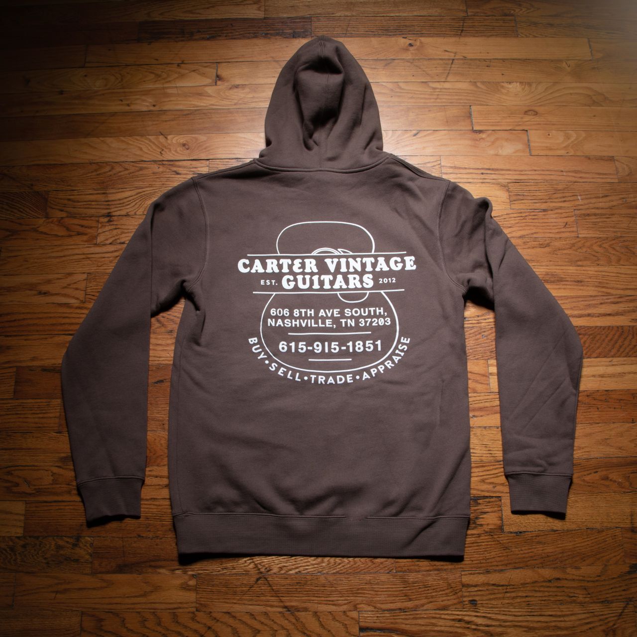 Carter Vintage - Carter Vintage Guitars Bourbon Hoodie