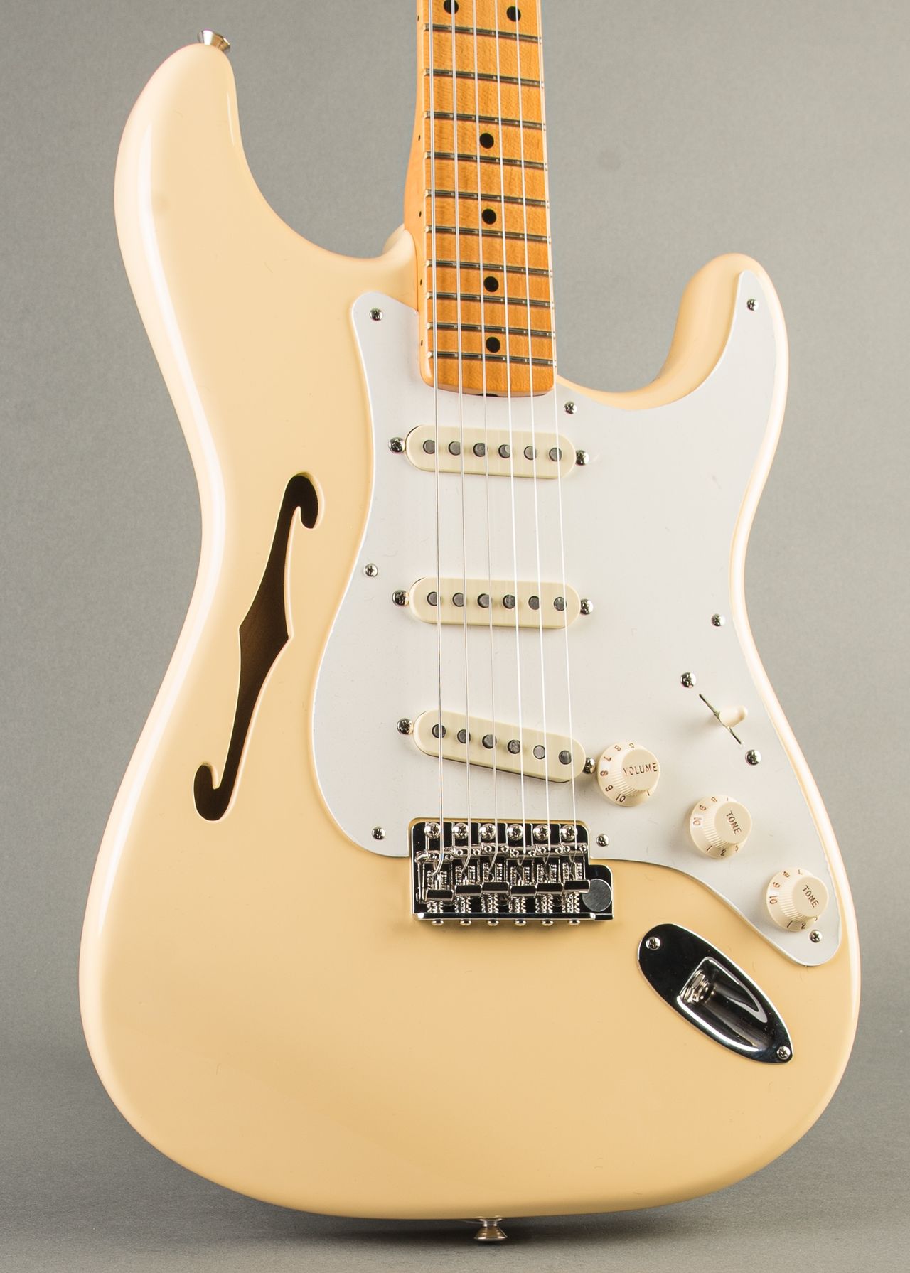 Carter Vintage - Fender Eric Johnson Signature Stratocaster Thinline 2021,  Vintage White | Carter Vintage Guitar