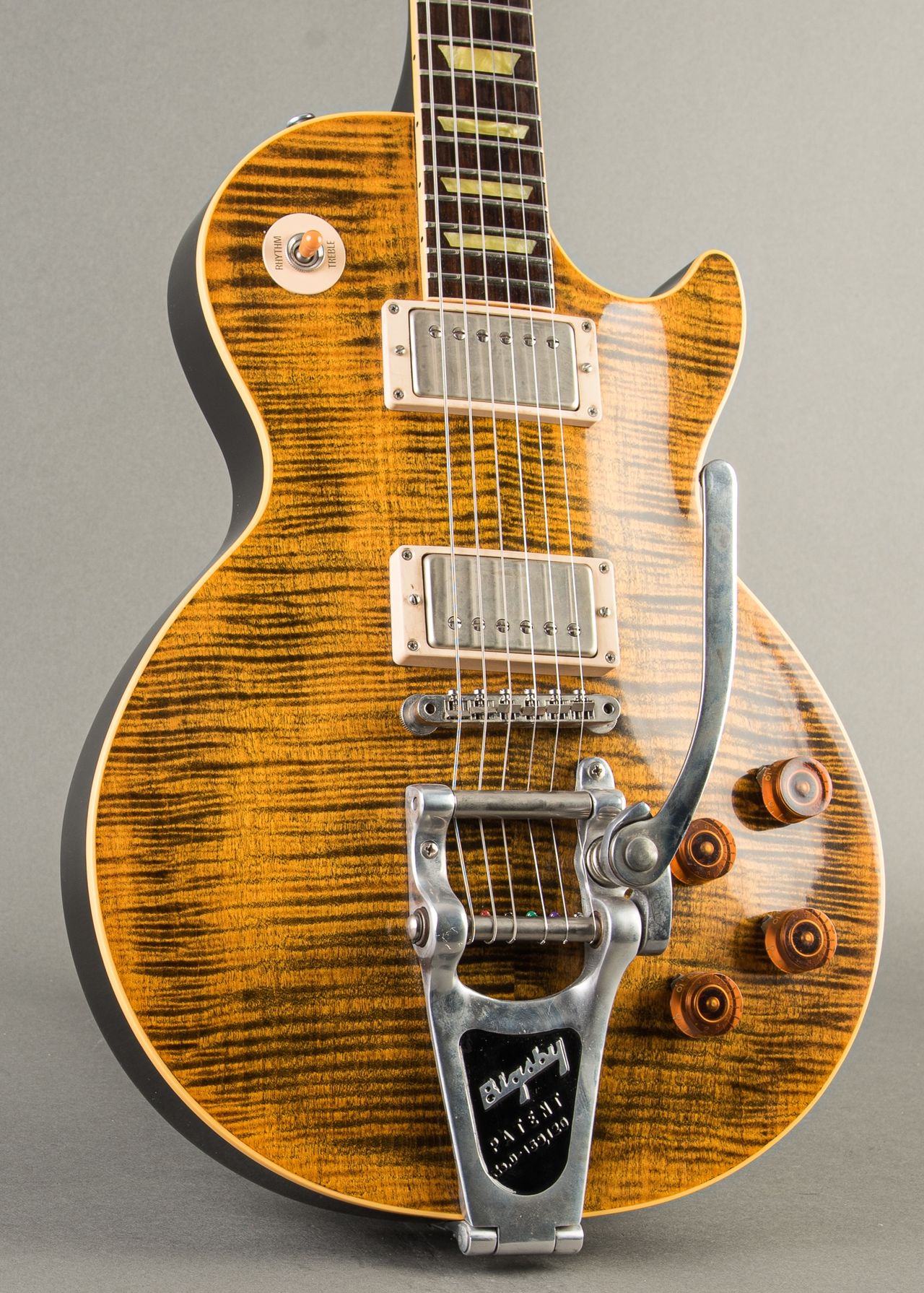 Carter Vintage - Gibson Joe Perry Boneyard Les Paul 2003, Green Tiger |  Carter Vintage Guitar