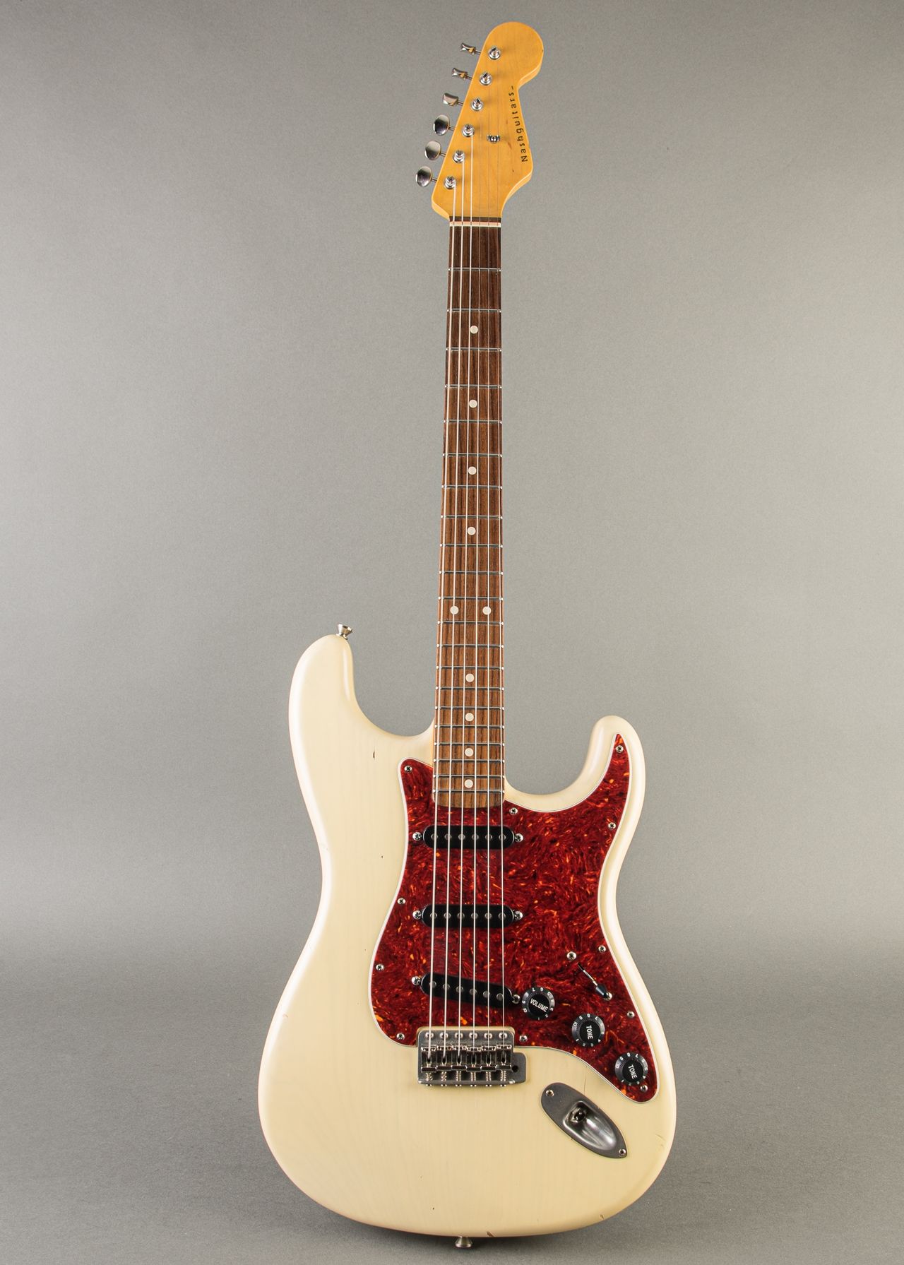 Nash S63 Guitar, Black, HSS, Light Aging | Humbucker Music