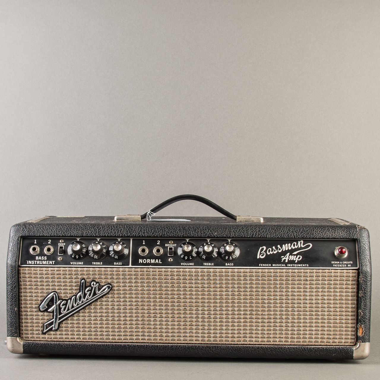 Carter Vintage - Fender Bassman Head AB165 1966, Black | Carter Vintage  Guitar