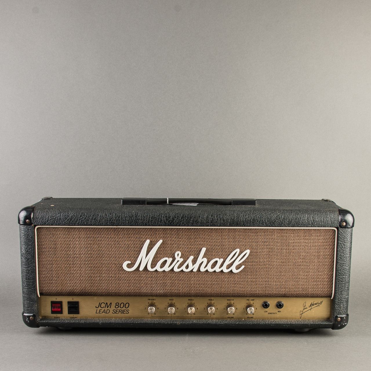 Carter Vintage - Marshall JCM 800 Head 2204 50w 1986, Black