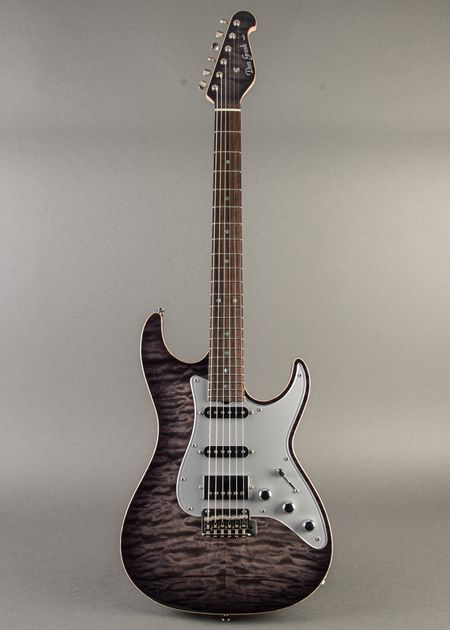 ギター Don Grosh Bent Top Trans Turqoise Don Grosh Custom Guitars Bent Top '14年製 Trans Blue SSH w