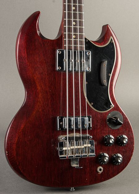Carter Vintage - Gibson EB-4L 1970s, Red | Carter Vintage Guitar