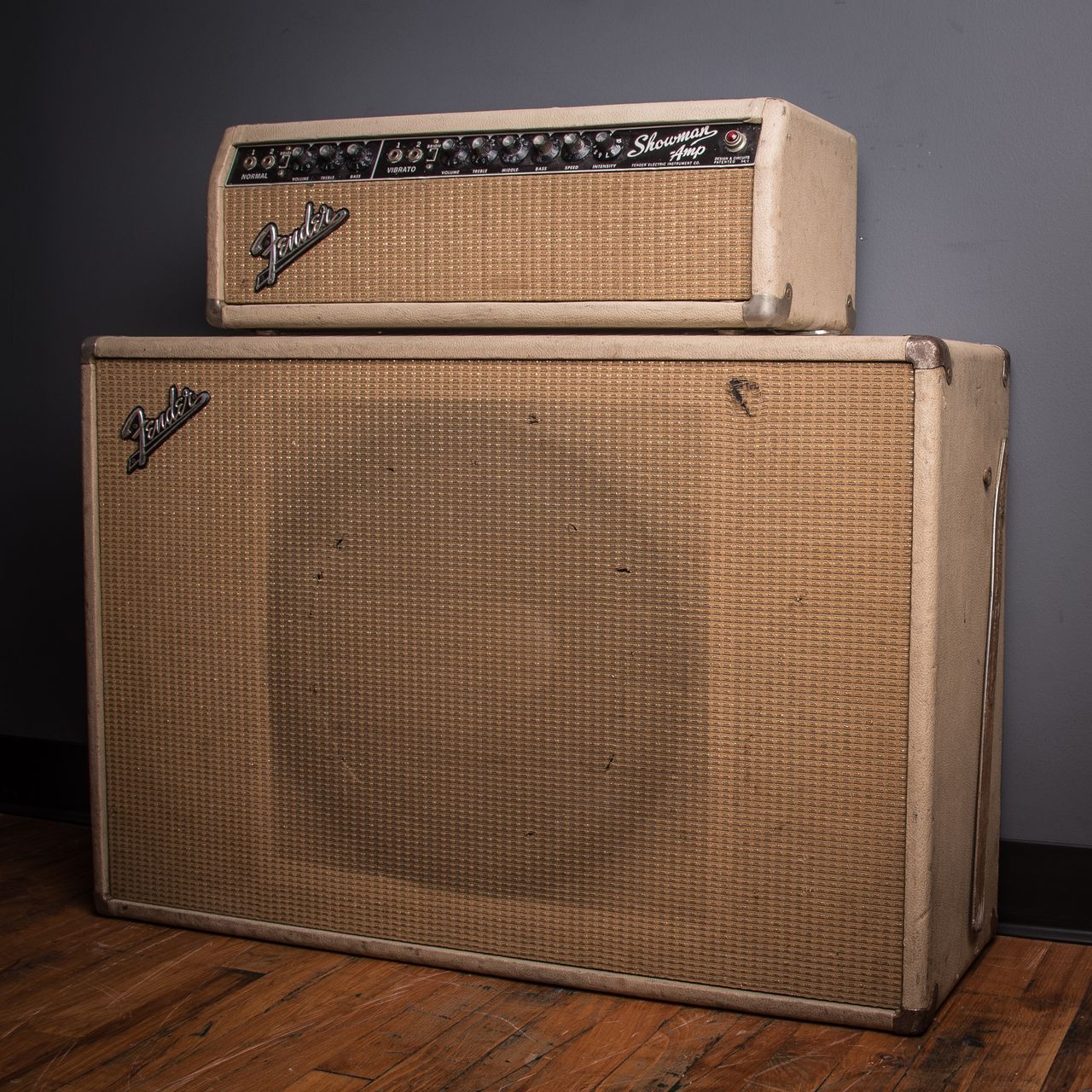 Carter Vintage - Fender Showman Head AA763 w/ Rare 1x15 Tone Ring