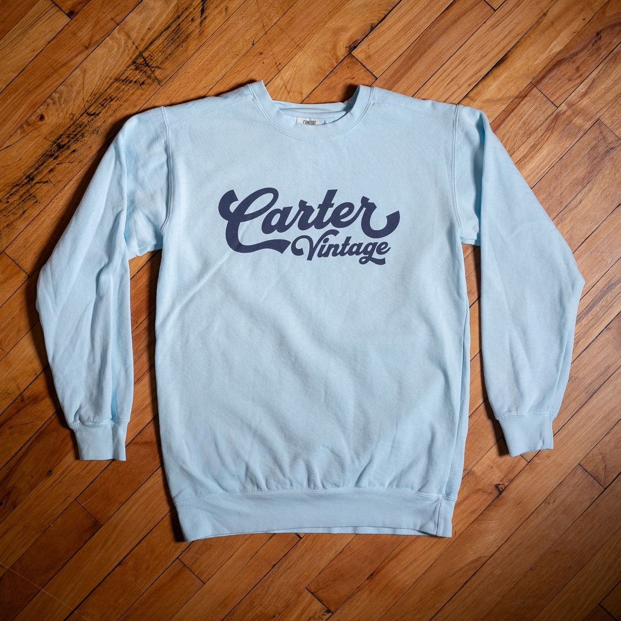 【GRAVER】23FW★ Cursive Lettering Sweatshirt Embroidered Script Sweater – Museum Nerd