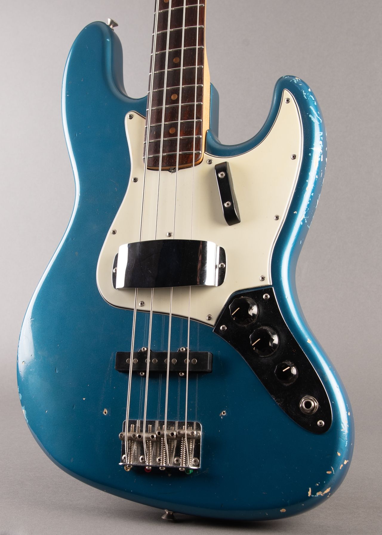 Fender Jazz Bass メタリックブルー Carter Vintage - Fender Jazz Bass 1964, Lake Placid Blue With