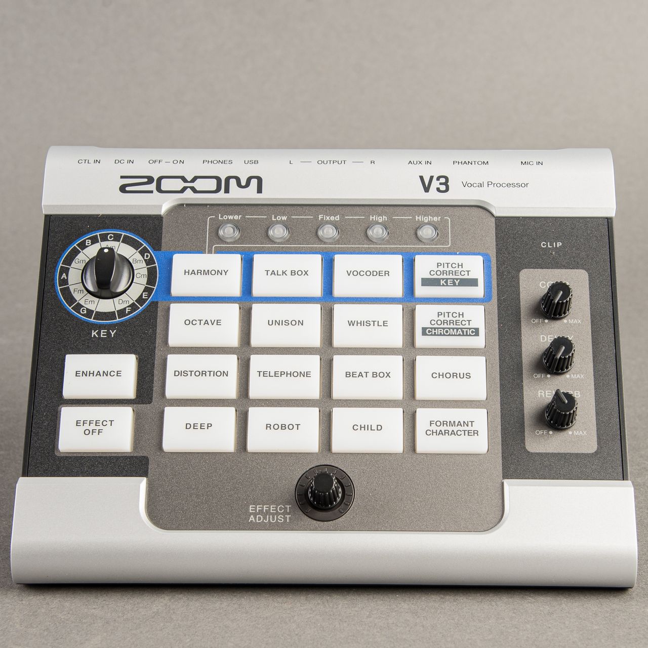 Carter Vintage - ZOOM V3 Vocal Processor 2020, Silver