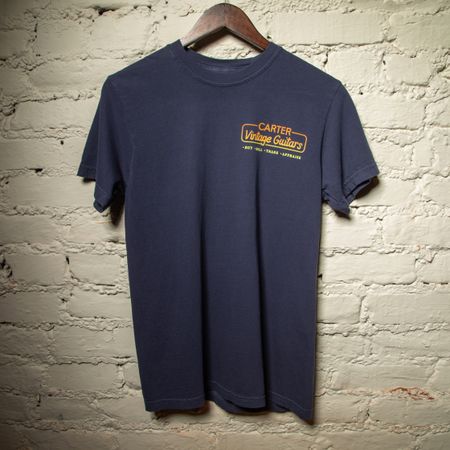 Carter Vintage Gradient Logo T-Shirt - Navy thumbnail