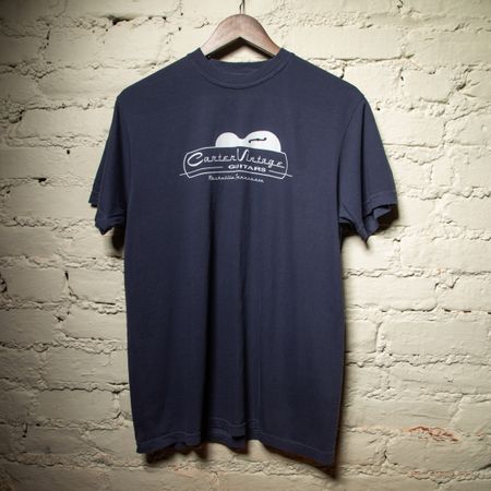 Carter Vintage Classic Logo T-Shirt - Navy thumbnail