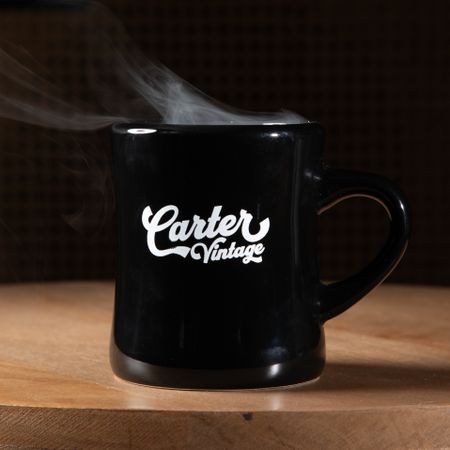 Black Cursive Diner Mug thumbnail