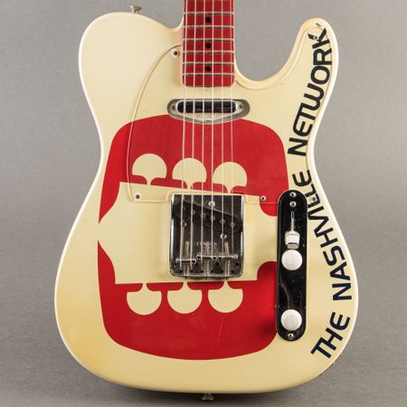 AJ Nelson Nashville Network Telecaster Made for Fred Newell 1983, White thumbnail