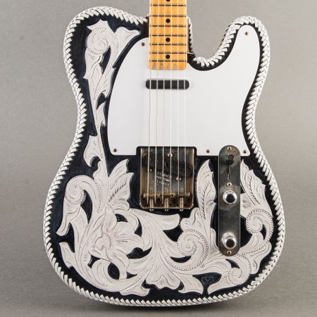 Fender Custom Shop Waylon Jennings Telecaster Masterbuilt David Brown 2025, Black and White Leather Wrap thumbnail