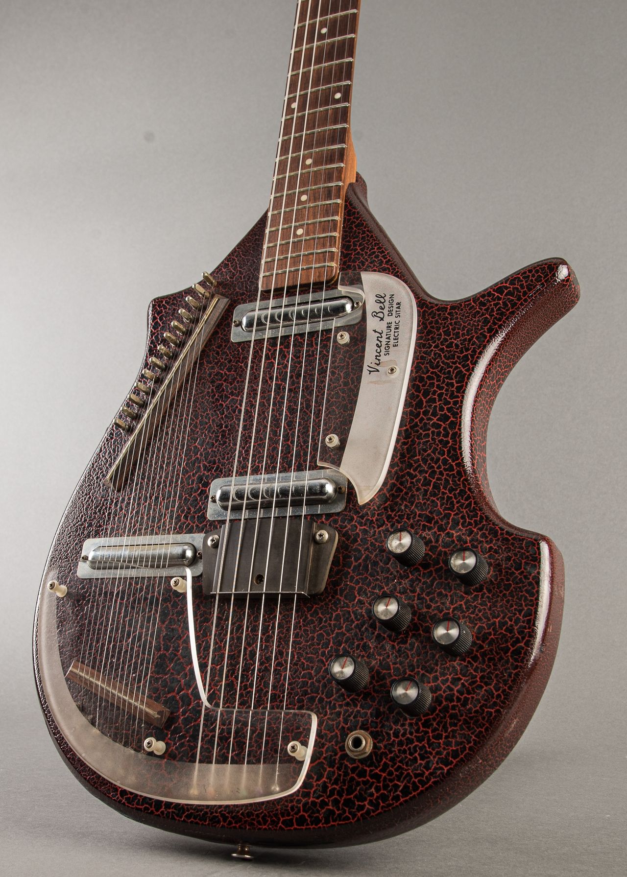 Carter Vintage - Coral Vincent Bell Electric Sitar 1960s, Textured