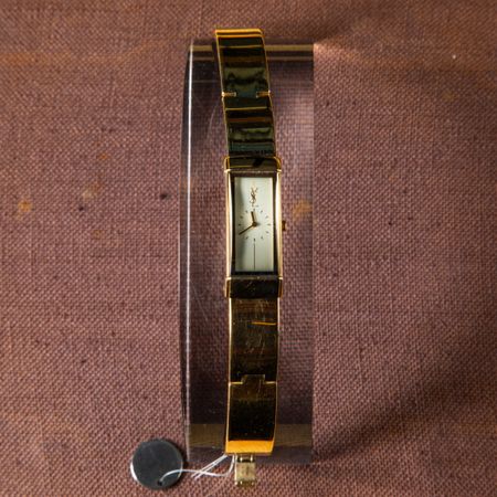 1990's Vintage YSL Bracelet Bangle Watch thumbnail