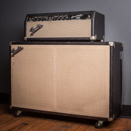 Fender Bassman Head w/ 2x12 Cab (from '69) AB165 1967, Black thumbnail