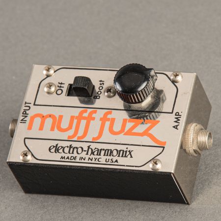 Electro-Harmonix Muff Fuzz 1970s, Silver/Orange thumbnail