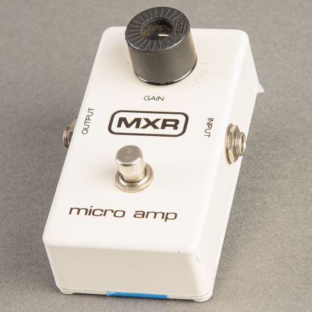 MXR Micro Amp 1970s, White with Block Logo thumbnail