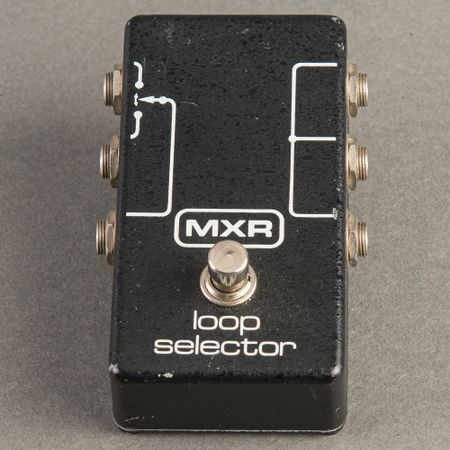 Carter Vintage - MXR Loop Selector 1980s, Black with Block