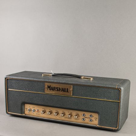 Marshall JTM45 Rare Block Logo Head 1965, Black thumbnail