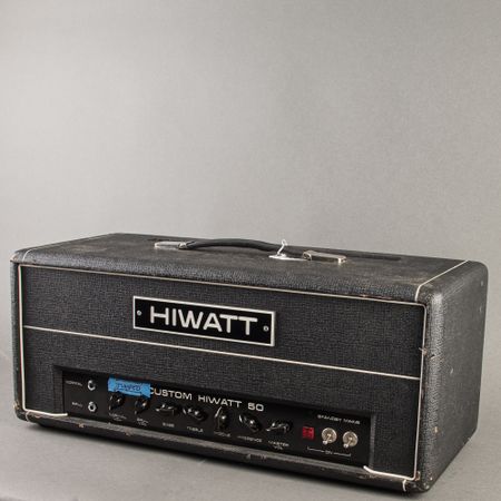 Hiwatt Custom 50 DR505 Canadian Mod DR504 Head 1977, Black thumbnail