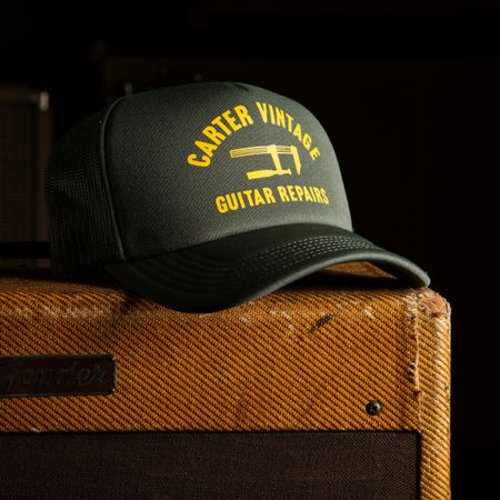 Repair Shop Trucker Hat - Olive thumbnail