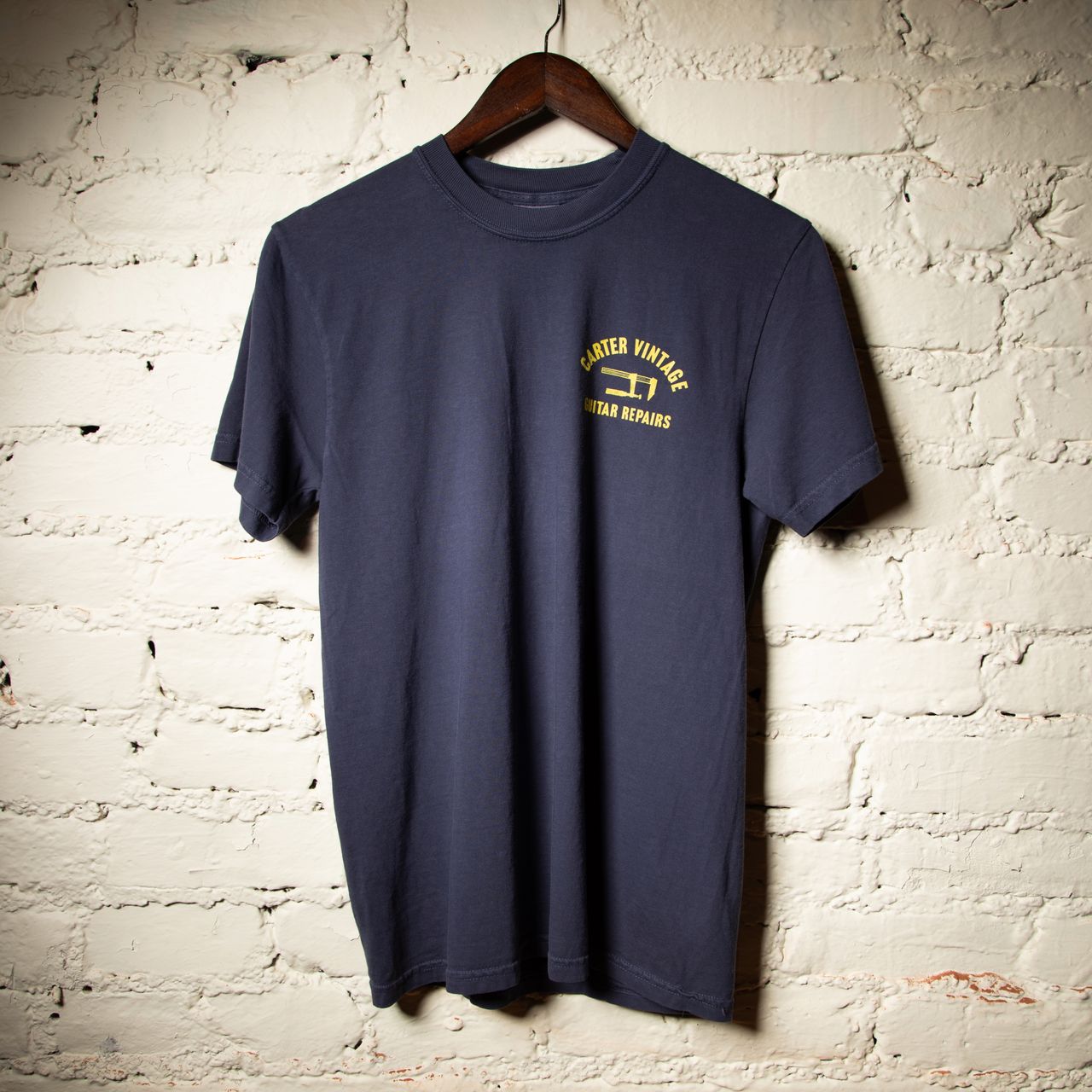 ミュージシャン SHADE Vintage TEE Navy L size 215.99 - 7.2oz Loopwheeled T-Shirt Classic Fit - Deep Black