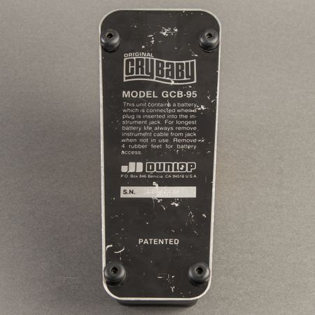 Carter Vintage - Dunlop Crybaby Wah Pedal GCB-95 1980s