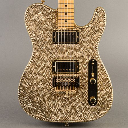riccio "Fearless" Telecaster 2024, Gold Swarovski Crystal thumbnail