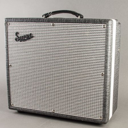 Supro Statesman 1699R 1x12 Combo 2010's, Black/White thumbnail