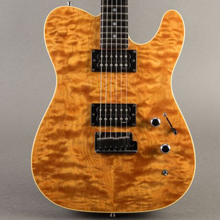 Fender Custom Shop Telecaster Set Neck Flamed Maple top HB's 1991, Maple Amber thumbnail