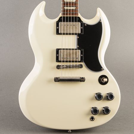 Gibson Custom Shop Wildwood Spec Les Paul SG Standard VOS 2016, Polaris White thumbnail