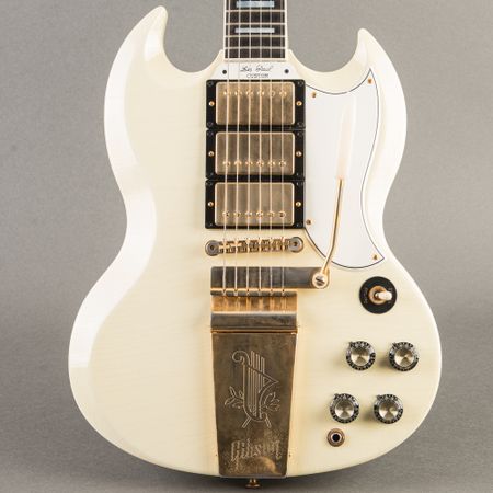 Gibson Custom Murphy Lab '63 Les Paul SG Custom Pre-Production Prototype #11, Ultra Light Aging 2020, Classic White thumbnail