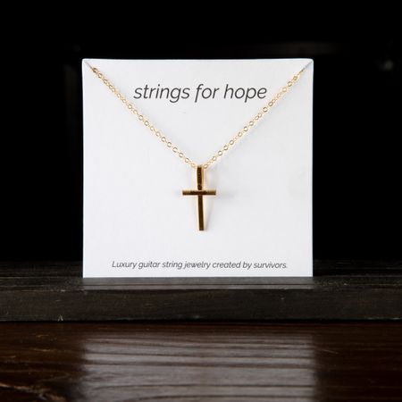 Strings for Hope Cross Necklace thumbnail