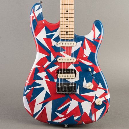 Fender All-Star Game Texas Rangers Stratocaster 2019, Custom Texas Ranger Finish by Zuzu Perkal thumbnail