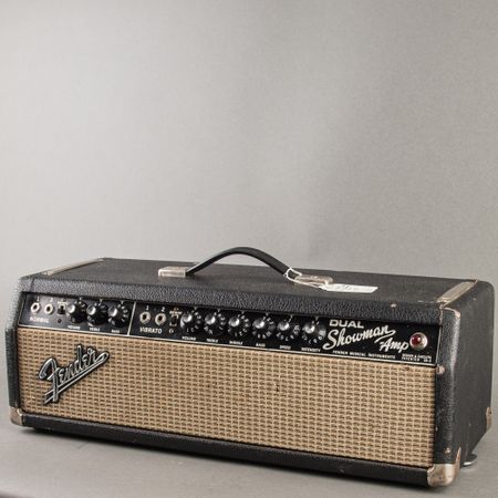 Fender Dual Showman Head AB763 1966, Black thumbnail