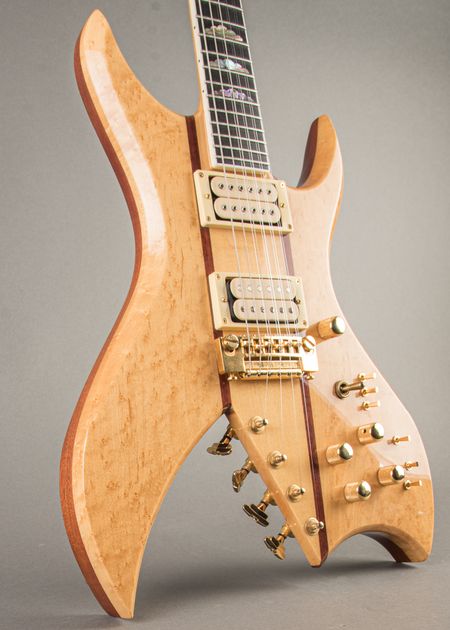 ☆韓国の人気☆【VINTAGE HOLLYWOOD】☆Star Beam Rin.g☆ Carter Vintage - B.C. Rich Bich 10-String 1980s, Natural