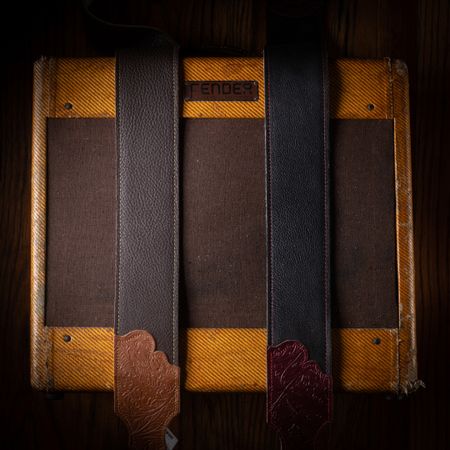 Franklin 3" Glove Leather with Tooled End Tab thumbnail