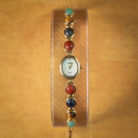 Sable 1980s Scarab Gemstone Watch - Medium thumbnail