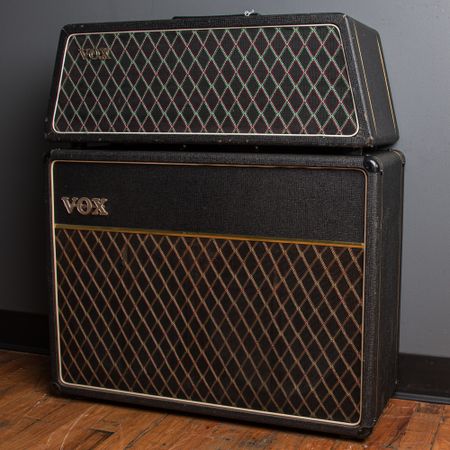 Vox AC30 S/T Super Reverb Twin Head w/ 2x12 Cabinet 1965, Black thumbnail